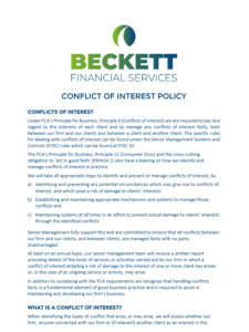 Conflict of Interest